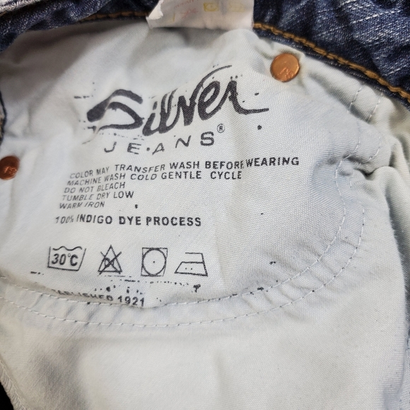 Silver Santorini cropped jeans Size 31 - Picture 7 of 10